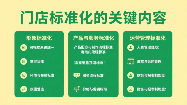 门店标准化的关键内容