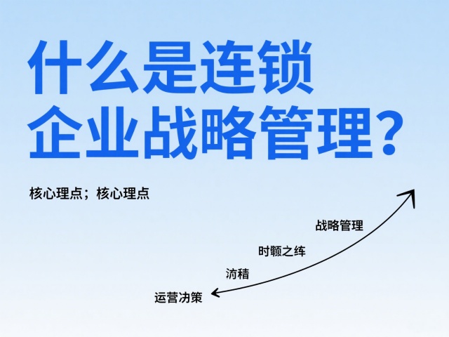 连锁企业战略管理