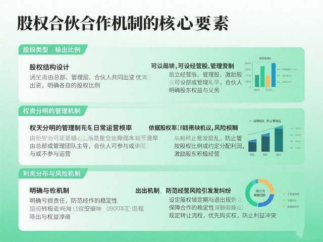 股权合伙合作机制的核心要素