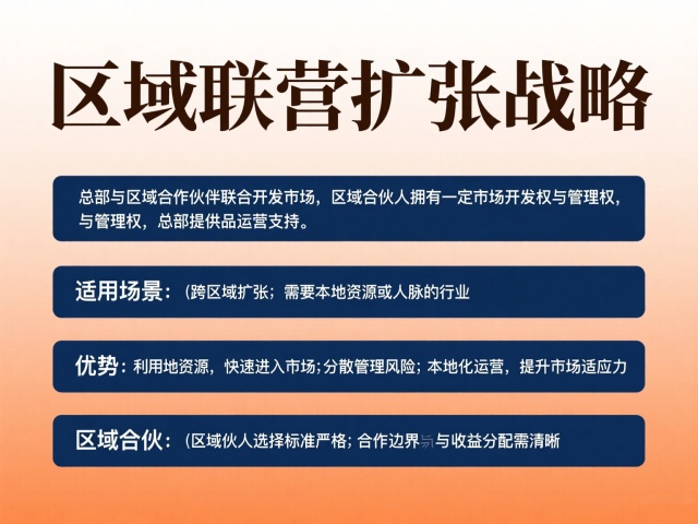 区域联营扩张战略