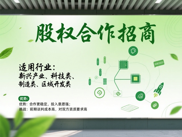 股权合作招商 股权合作招商