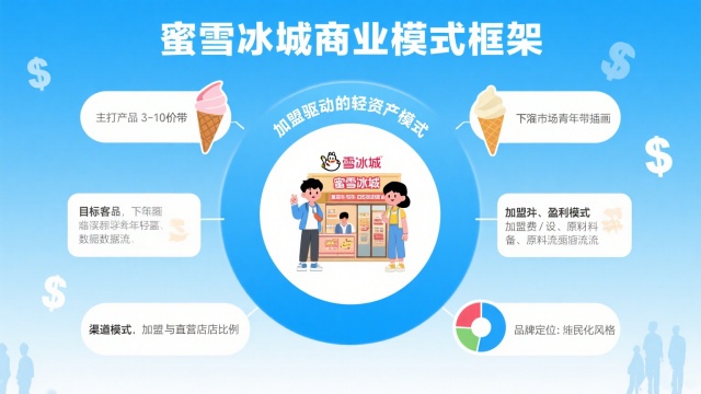 蜜雪冰城的基本商业模式框架