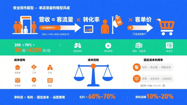 连锁单店盈利模型详解：从一店盈利到复制千店的关键逻辑