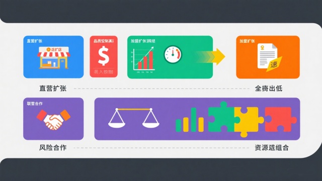 连锁企业扩张途径详解｜直营、加盟、联营多模式解析
