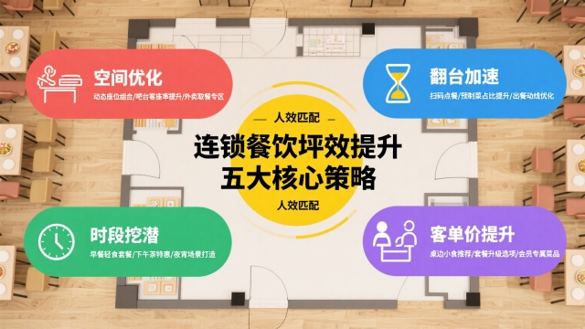 连锁餐饮怎么提升坪效?三大策略让每平米价值翻倍