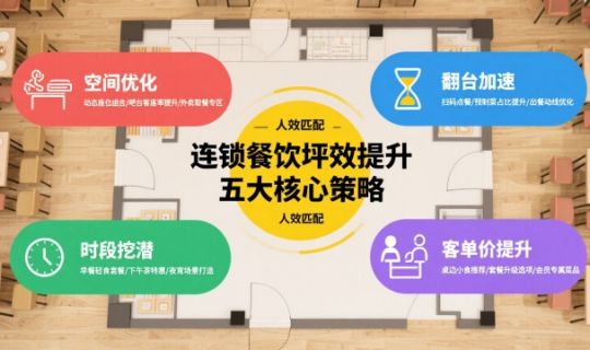 连锁餐饮怎么提升坪效?三大策略让每平米价值翻倍